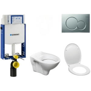 Cenově zvýhodněný závěsný WC set Geberit k zazdění + WC S-Line S-line Pro 110.302.00.5ND3