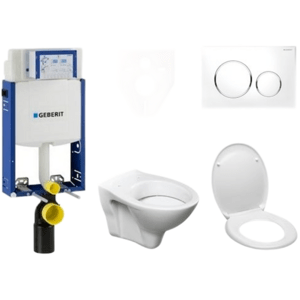 Cenově zvýhodněný závěsný WC set Geberit k zazdění + WC S-Line S-line Pro 110.302.00.5ND4