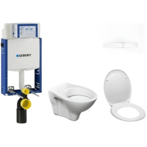 Cenově zvýhodněný závěsný WC set Geberit k zazdění + WC S-Line S-line Pro 110.302.00.5ND8