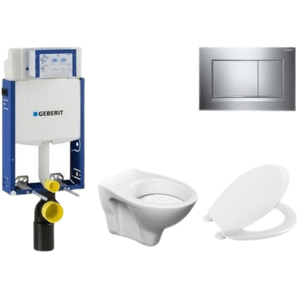 Cenově zvýhodněný závěsný WC set Geberit k zazdění + WC S-Line S-line Pro 110.302.00.5NR6