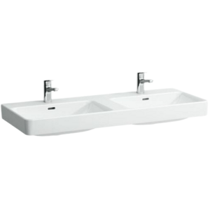 Laufen Pro S dvojumyvadlo 120x46 cm dva otvory pro baterii h8149660001041 1496.6.000.104.1