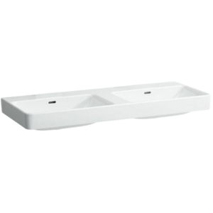 Laufen Pro S dvojumyvadlo 130x46 cm bez otvoru pro baterii h8149680001091 1496.8.000.109.1