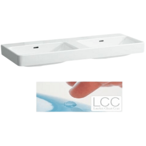 Laufen Pro S dvojumyvadlo 130x46 cm bez otvoru pro baterii h8149684001091 1496.8.400.109.1