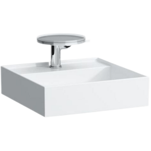 Laufen Kartell By Laufen umývátko 46x46 cm otvor pro baterii, bez přepadu h8153314001111 1533.1.400.111.1