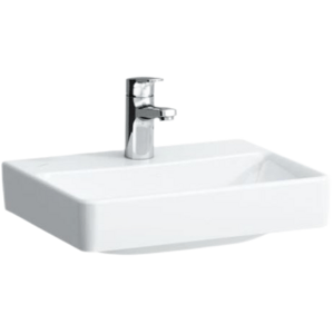 Laufen Pro S umývátko 45x34 cm otvor pro baterii, bez přepadu h8159610001561 1596.1.000.156.1