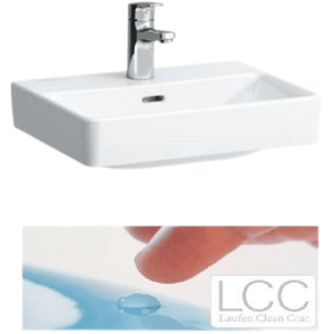 Laufen Pro S umývátko 45x34 cm otvor pro baterii uprostřed h8159614001041 1596.1.400.104.1