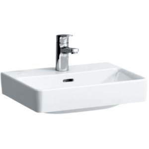 Laufen Pro S umývátko 45x34 cm otvor pro baterii uprostřed h8169610001041 1696.1.000.104.1