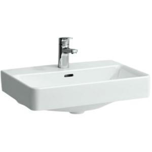 Laufen Pro S umyvadlo 55x38 cm otvor pro baterii uprostřed h8189580001041 1895.8.000.104.1