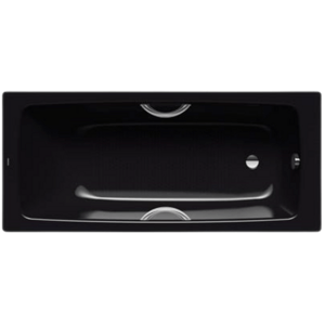 Kaldewei Cayono Star obdélníková vana 160x70 cm smaltovaná ocel levá i pravá black 275 434 013 701