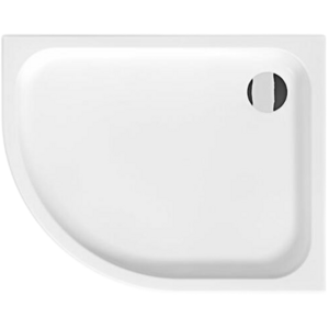 Sprchová vanička čtvrtkruhová Jika 100x80 cm keramika H8522116000001