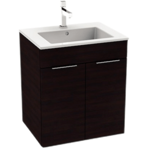 Jika Cube koupelnová skříňka s umyvadlem 55x43x62,2 cm dub tmavý h4536111763021 5361.1.176.302.1