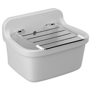 VitrA závěsná výlevka bez mřížky 43x37x26,5 cm bílá 6109-003-0012