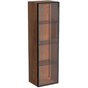 VitrA Metropole Edge koupelnová skříňka vysoká 35x30x120 cm ořech 67 161