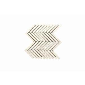 Mozaika Mosavit Arrows blanco 24x29 cm mat ARROWSBL