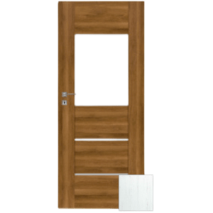 Interiérové dveře Naturel Aura levé 90 cm borovice bílá AURA2BB90L
