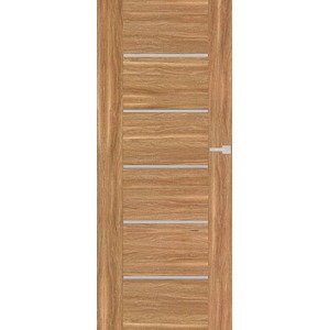 Interiérové dveře Naturel Aura levé 90 cm ořech karamelový AURAOK90L