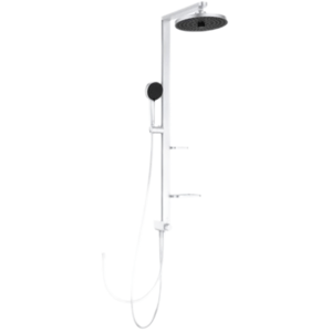 Ideal Standard Alu+ sprchový systém s poličkou silver BD585SI