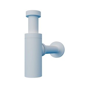 Sifon k dřezu 5/4 Plast Brno Poseidon bílá mat ABS EMCP003