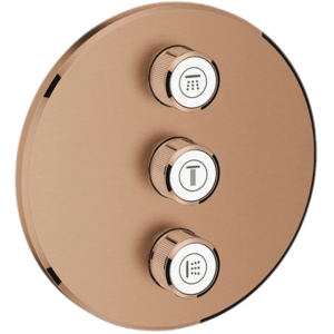 Sprchová a vanová baterie GROHE Grohtherm SmartControl bez podomítkového tělesa Brushed Warm Sunset 29122DL0