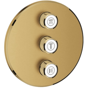 Grohe Grohtherm SmartControl sprchová a vanová baterie bez podomítkového tělesa brushed cool sunrise 29122gn0 G29122GN0