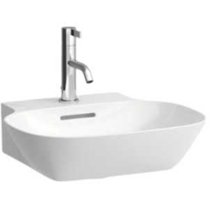 Laufen Ino umývátko 45x41 cm otvor pro baterii uprostřed H8163000001041