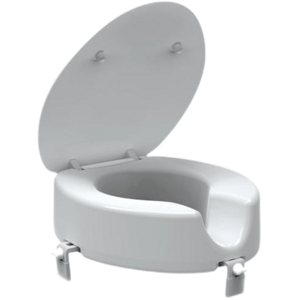 Zvýšené sedátko 12 cm na WC pro seniory, bílá INVALWCSED