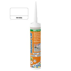 Silikon Mapei Mapesil LM bílá 310 ml MAPSLM100