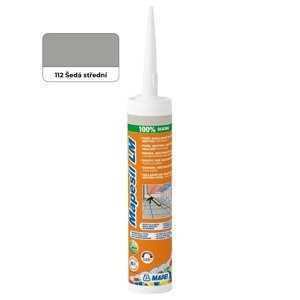 Silikon Mapei Mapesil LM střední šedá 310 ml MAPSLM112