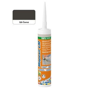 Silikon Mapei Mapesil LM černá 310 ml MAPSLM120