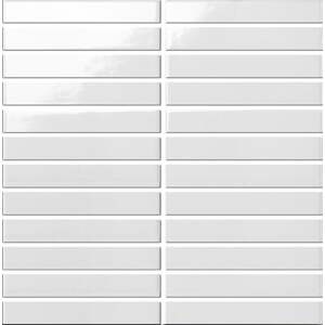 Keramická mozaika Premium Mosaic Kit Kat white 30x30 cm lesk MOSKK2WHL