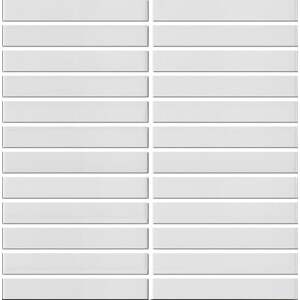 Keramická mozaika Premium Mosaic Kit Kat white 30x30 cm mat MOSKK2WHM
