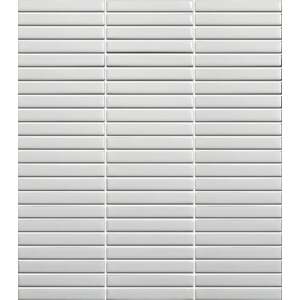 Keramická mozaika Premium Mosaic Kit Kat white 28x31 cm mat MOSKK3WHM