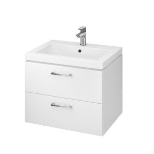 Cersanit LARA koupelnová skříňka s umyvadlem 59,4x46x44,7 cm bílá lesk S801-147-DSM