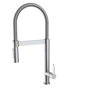 Dřezová baterie SAT s otočným ramínkem, 2 proudy chrom SATBSD276