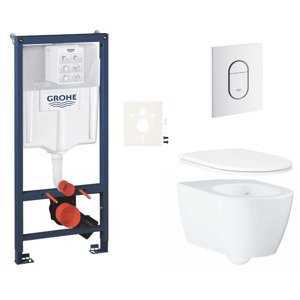 Závěsný wc set do lehkých stěn / předstěnová montáž GROHE Essence SIKOGRSESASH0