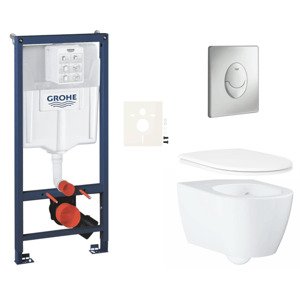 Závěsný wc set do lehkých stěn / předstěnová montáž GROHE Essence SIKOGRSESSAP00