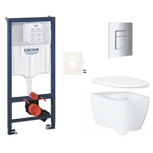 Závěsný wc set do lehkých stěn / předstěnová montáž GROHE Essence SIKOGRSESSCP00