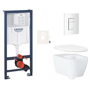 Závěsný wc set do lehkých stěn / předstěnová montáž GROHE Essence SIKOGRSESSCSH0