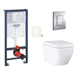 Závěsný wc set do lehkých stěn / předstěnová montáž GROHE Euro Ceramic SIKOGRSEUE