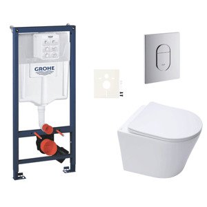 Závěsný wc set do lehkých stěn / předstěnová montáž Swiss Aqua Technologies Infinitio SIKOGRSIN10A
