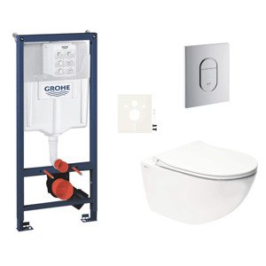 Závěsný wc set do lehkých stěn / předstěnová montáž Swiss Aqua Technologies Infinitio SIKOGRSIN11A