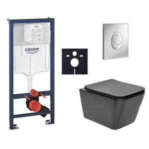 Závěsný wc set do lehkých stěn / předstěnová montáž Swiss Aqua Technologies Infinitio SIKOGRSIN12BSAP00