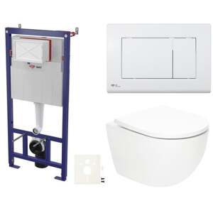 Závěsný wc set do lehkých stěn / předstěnová SAT Fusion SIKOSSTORFU20