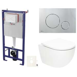 Závěsný wc set do lehkých stěn / předstěnová SAT Fusion SIKOSSTORFU71