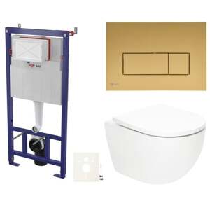 Závěsný wc set do lehkých stěn / předstěnová SAT Fusion SIKOSSTORFUGM