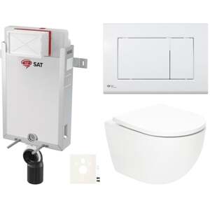 Závěsný wc set k zazdění SAT Fusion SIKOSZTORFU20