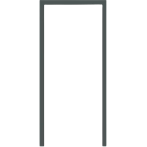 Obložková zárubeň Naturel 70 cm pro tloušťku stěny 14,7-16,7 cm oliva matná T5OM70