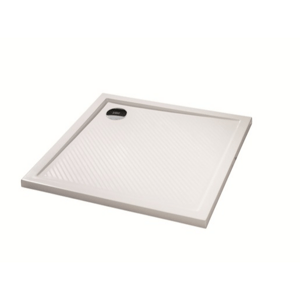 Hüppe Purano sprchová vanička čtvercová 80x80 cm litý mramor 202160.055