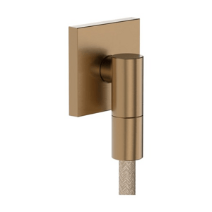 Hansgrohe FixFit Fine E podomítkový vývod se zpětným ventilem kartáčovaný bronz 28 883 140
