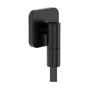 Hansgrohe FixFit Fine Q podomítkový vývod se zpětným ventilem kartáčovaný černý chrom 28 884 340